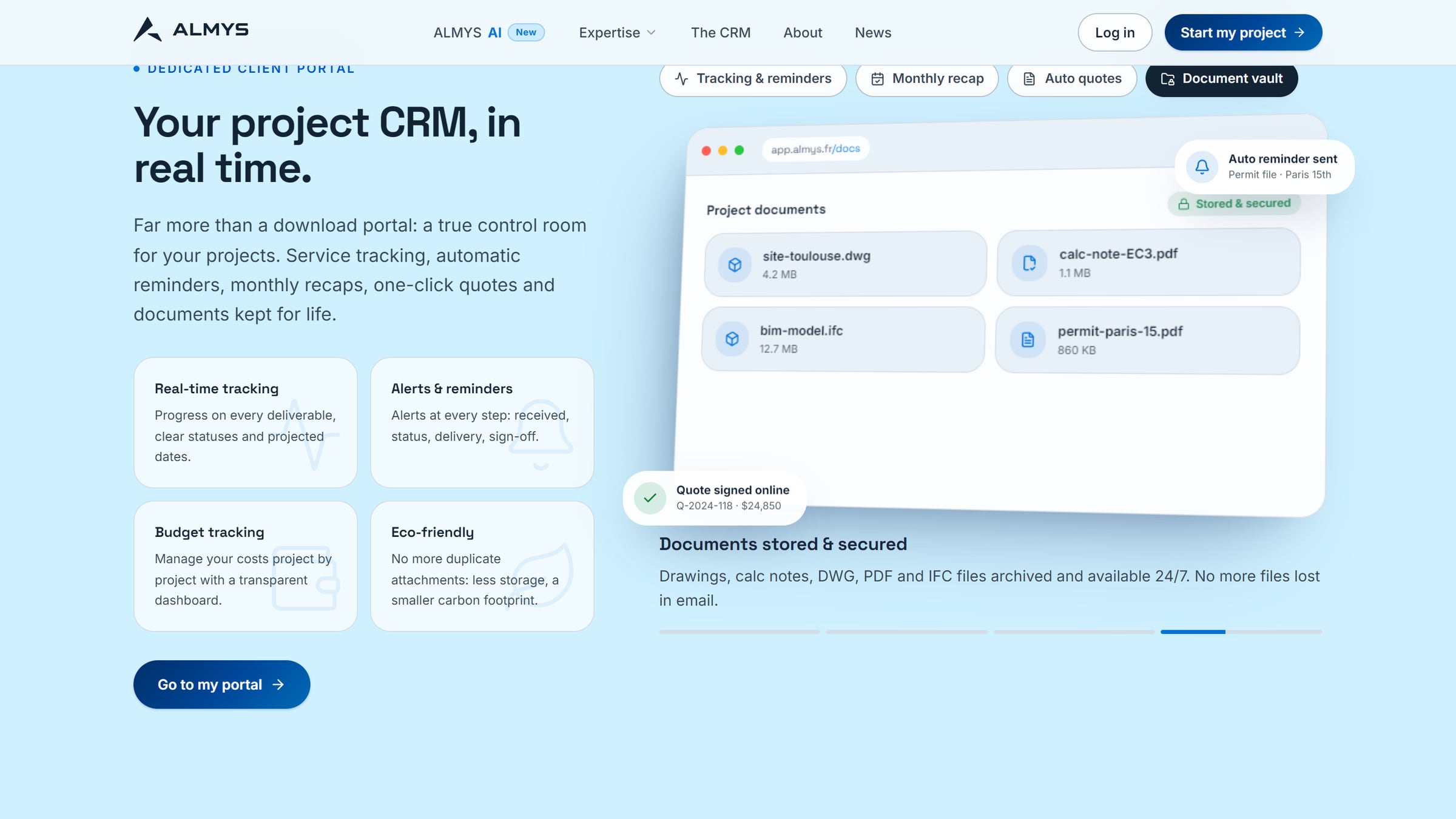 The client area, explained